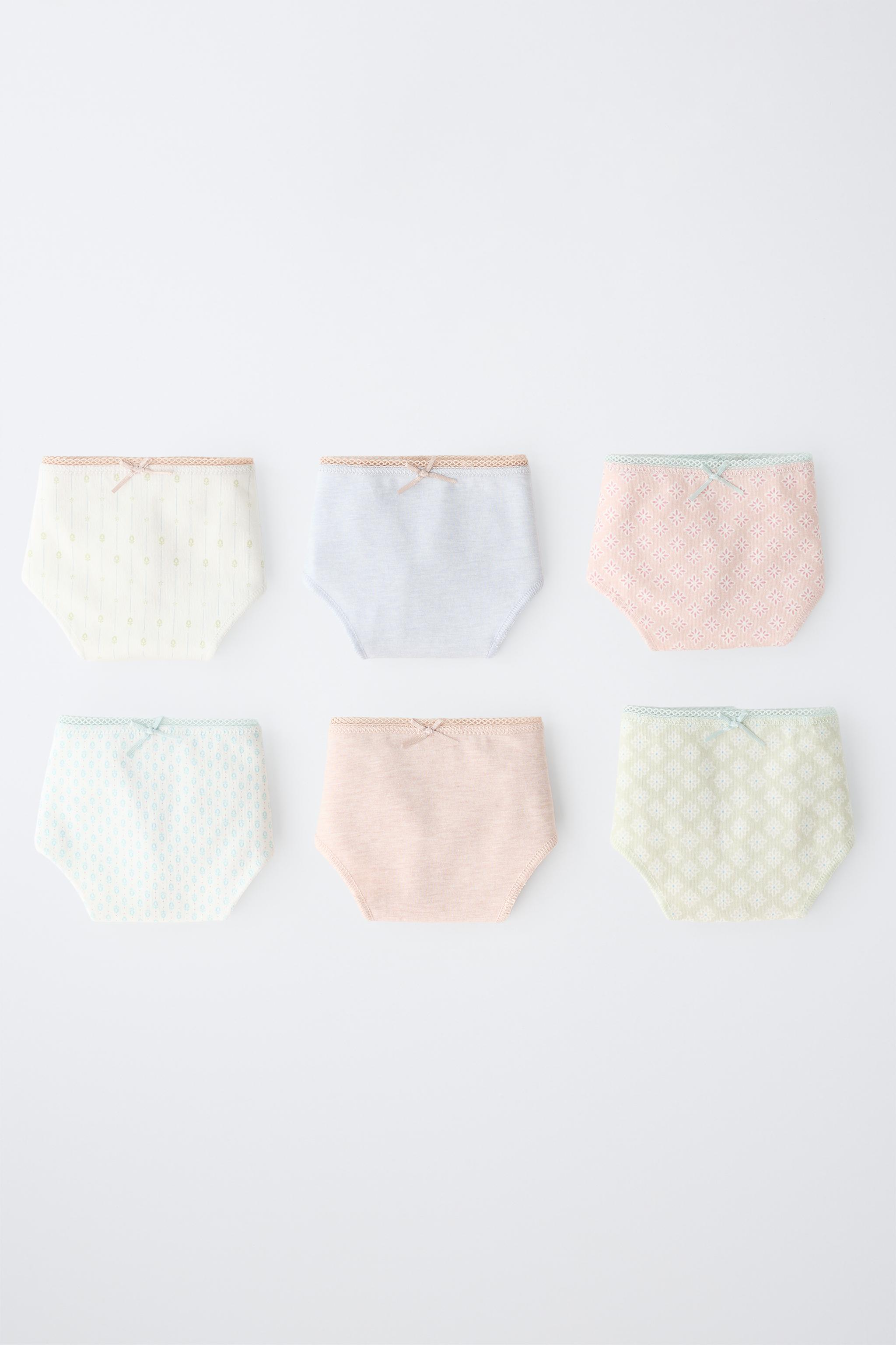 6-14 YEARS/ SIX-PACK OF GEOMETRIC PRINT UNDERWEAR